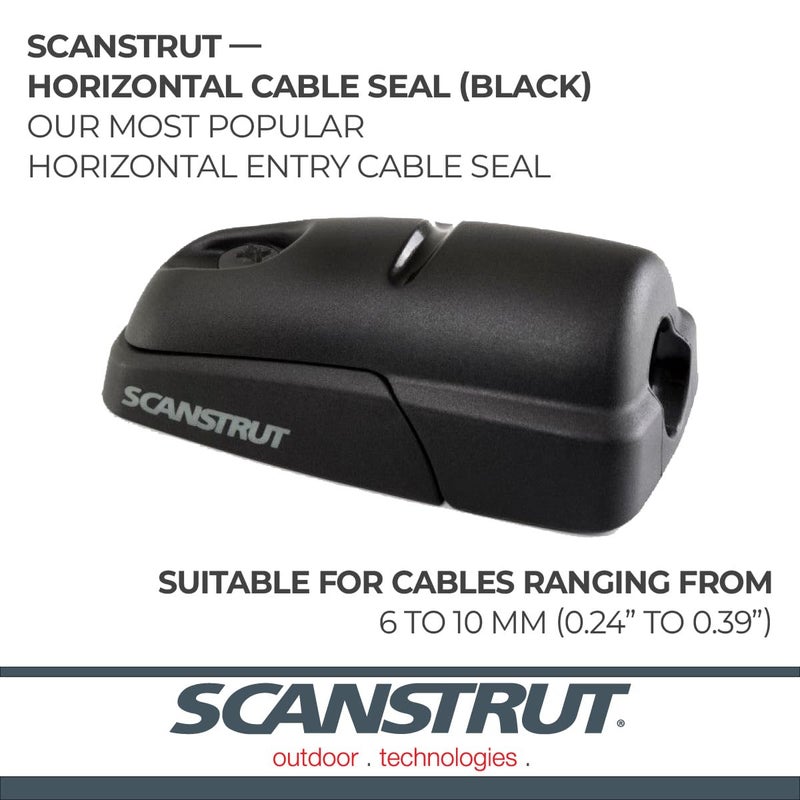 Scanstrut DS-H10-BLK Horizontal Cable Seal for Cables from 6-10mm - Black - Image 2